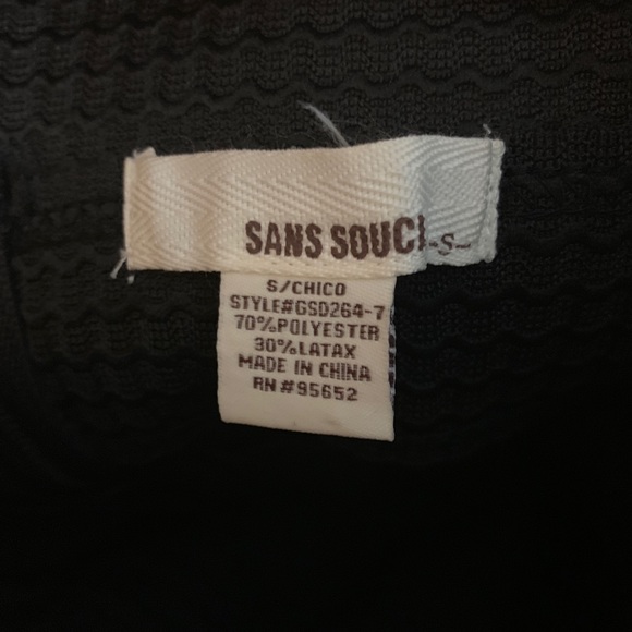 GORGEOUS SAN SOUCHI strapless mini dress - Picture 7 of 7